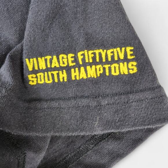 Vintage55 Guard T-Shirt Adult Large Navy Blue South Hamptons Made in Italy - Picture 4 of 12